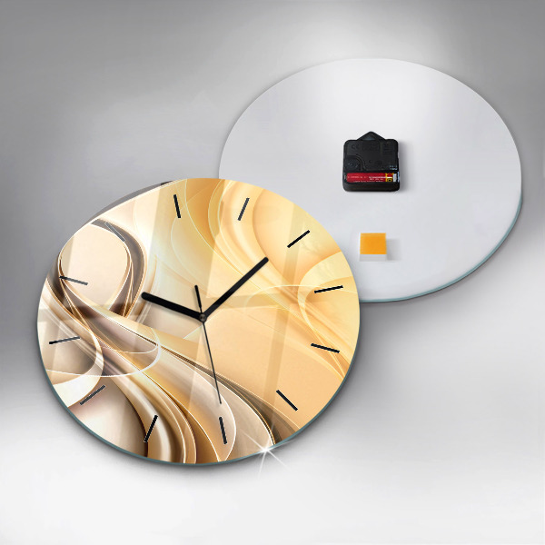 Orologio rotondo Onde di astrazione