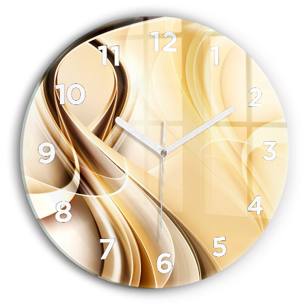 Orologio rotondo Onde di astrazione