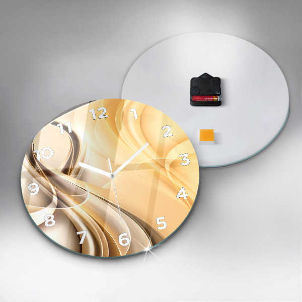 Orologio rotondo Onde di astrazione
