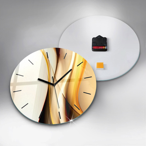 Orologio rotondo Onda astratta