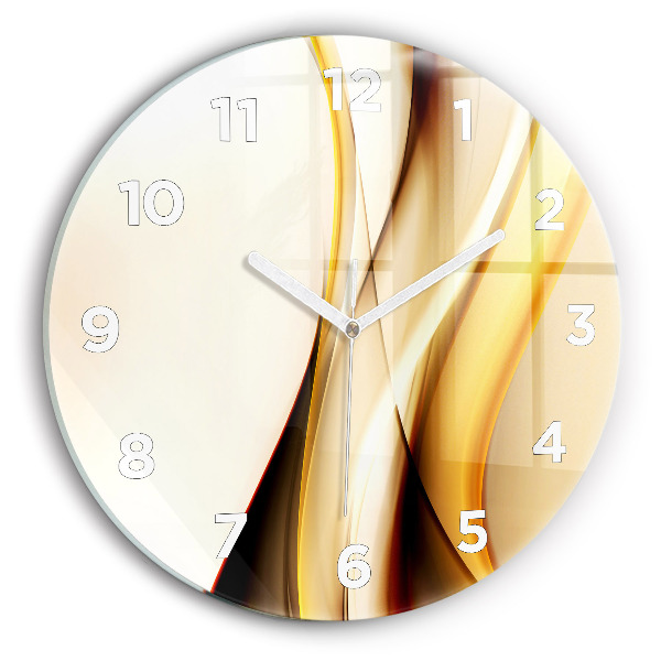 Orologio rotondo Onda astratta