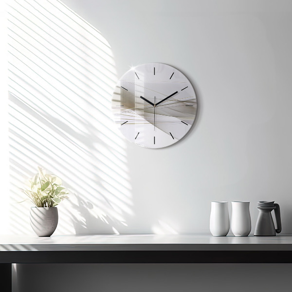 Orologio rotondo Astrazione luminosa