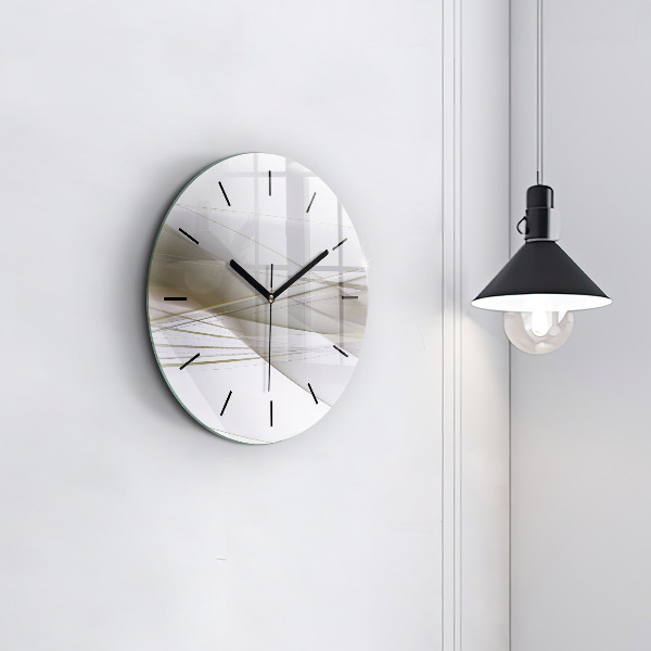 Orologio rotondo Astrazione luminosa