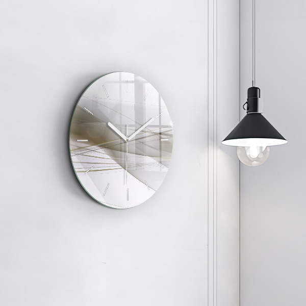 Orologio rotondo Astrazione luminosa