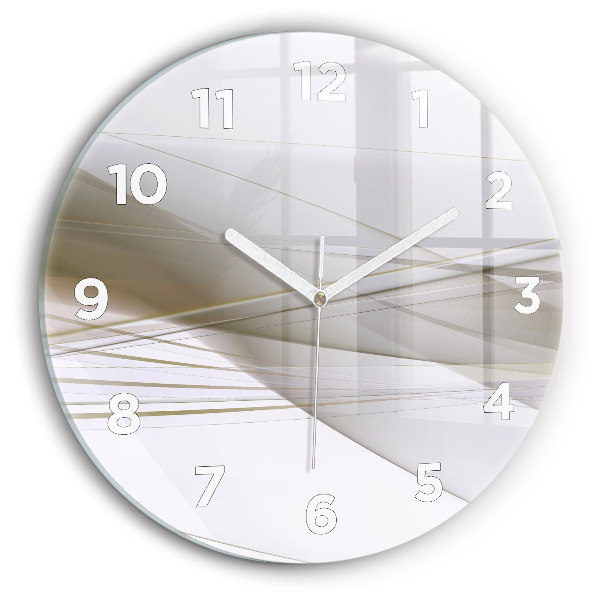 Orologio rotondo Astrazione luminosa