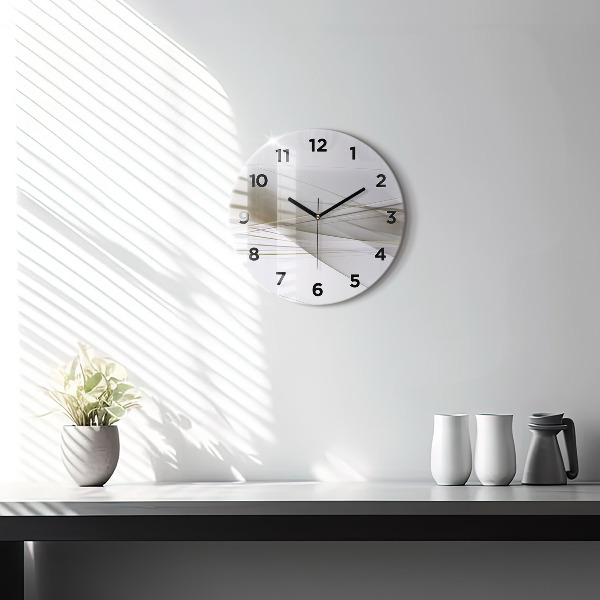 Orologio rotondo Astrazione luminosa