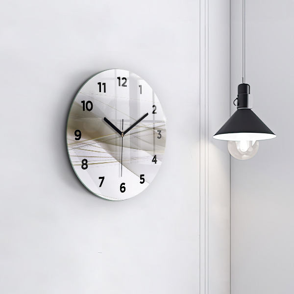 Orologio rotondo Astrazione luminosa