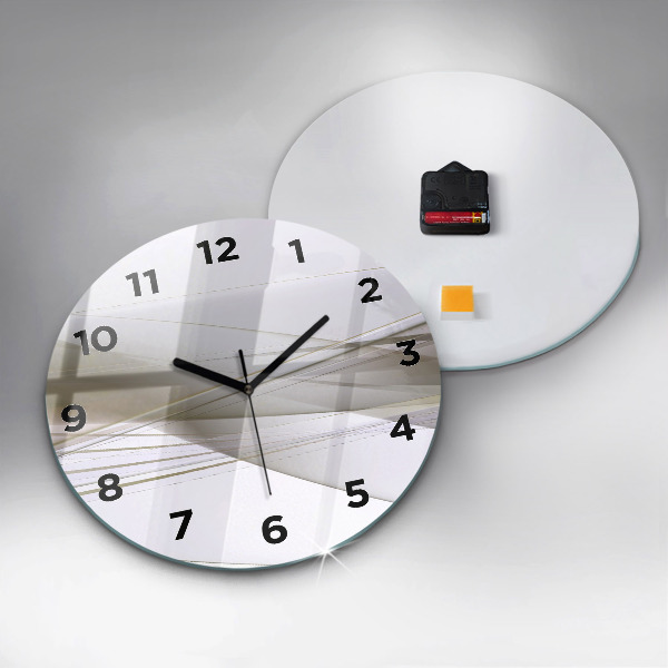 Orologio rotondo Astrazione luminosa
