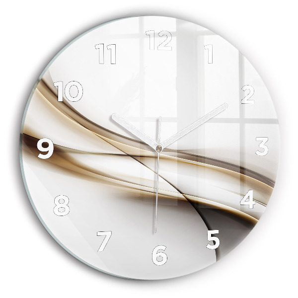 Orologio rotondo Linee astratte