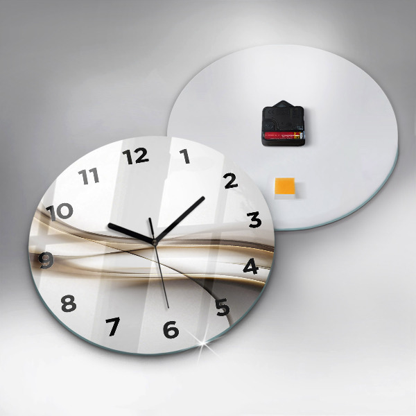 Orologio rotondo Linee astratte