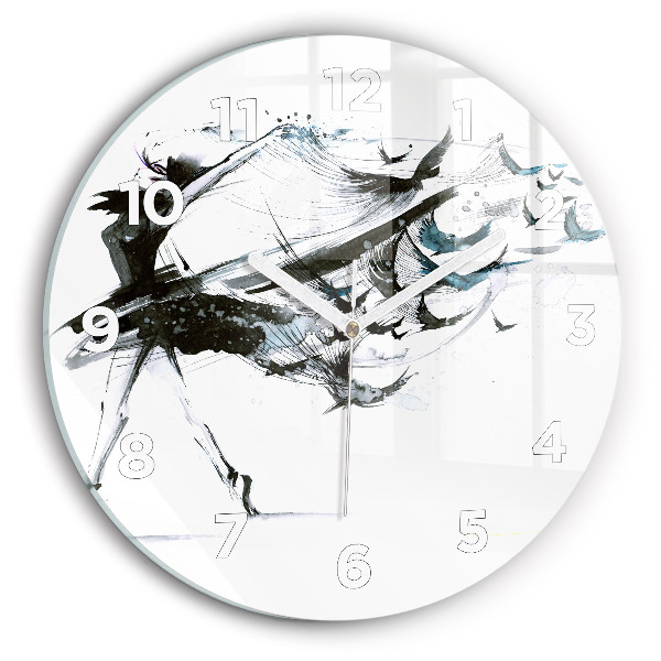 Orologio rotondo Donna che balla il balletto