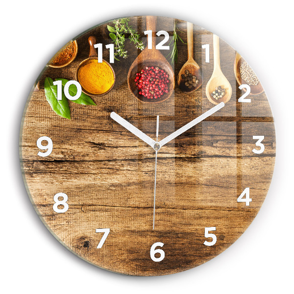 Orologio rotondo Cucchiai di spezie
