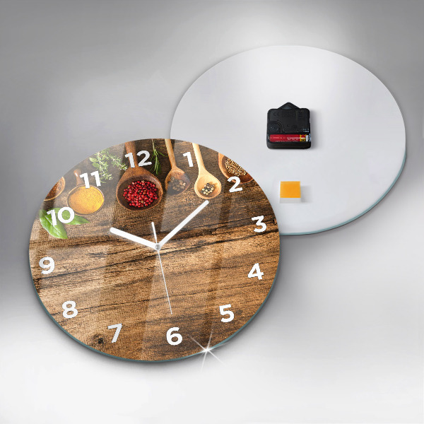 Orologio rotondo Cucchiai di spezie