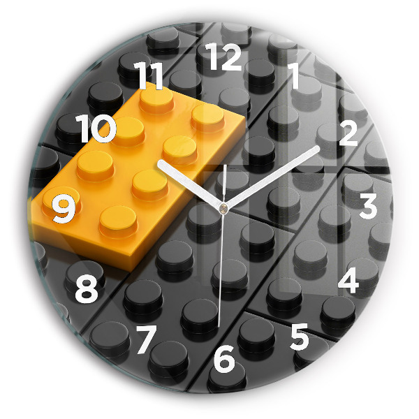 Orologio rotondo Blocchi giocattolo