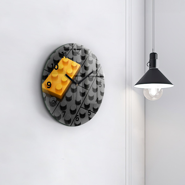 Orologio rotondo Blocchi giocattolo