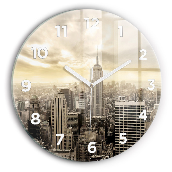 Orologio rotondo Grattacielo a New York