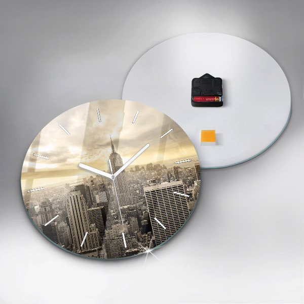 Orologio rotondo Grattacielo a New York