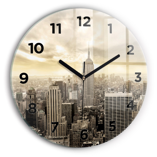 Orologio rotondo Grattacielo a New York