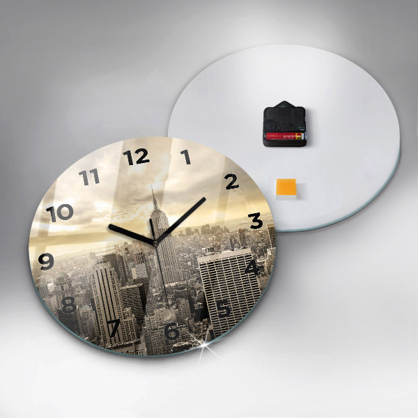 Orologio rotondo Grattacielo a New York