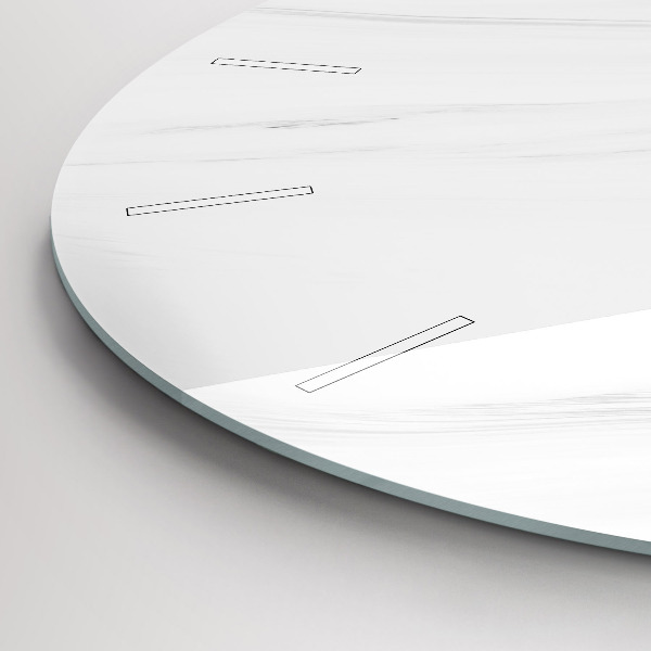 Orologio rotondo Marmo decorativo