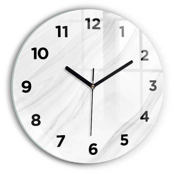 Orologio rotondo Marmo decorativo
