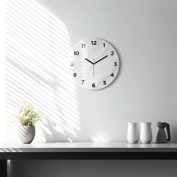 Orologio rotondo Marmo decorativo