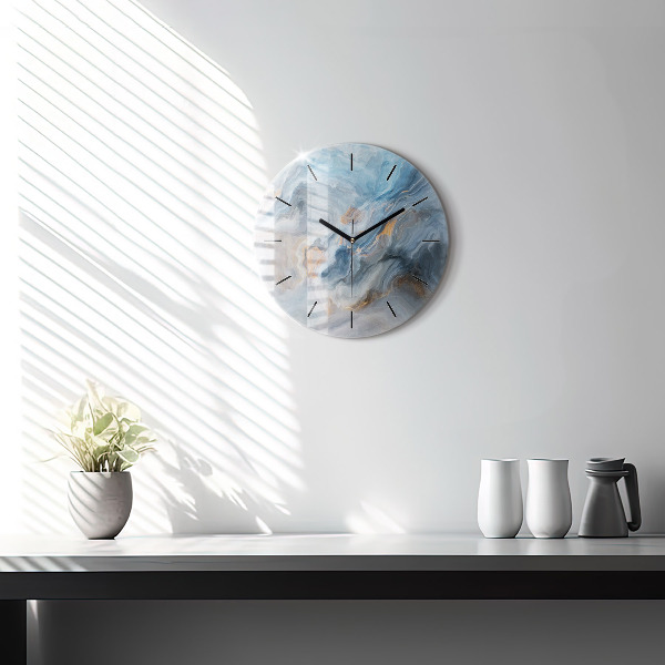 Orologio rotondo Modello in marmo