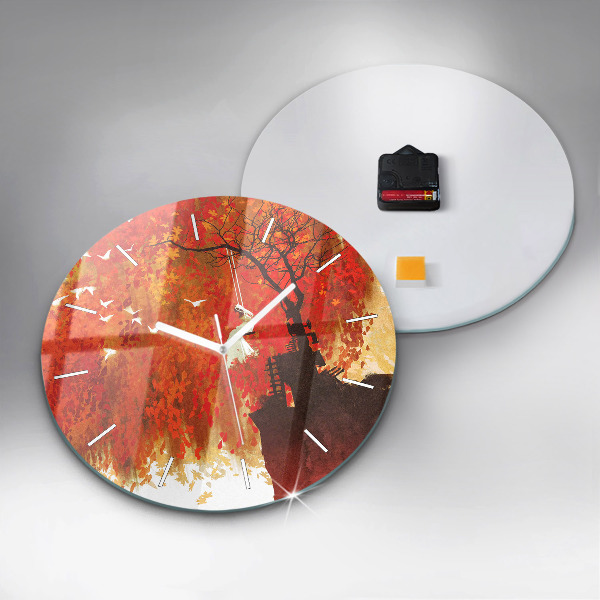 Orologio rotondo Sposa in autunno