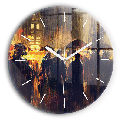 Orologio rotondo Impressionismo nell'arte Piazza del Mercato