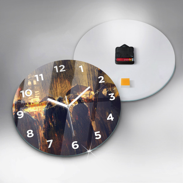 Orologio rotondo Impressionismo nell'arte Piazza del Mercato