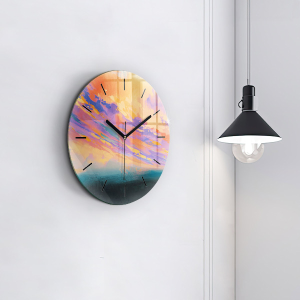 Orologio rotondo Astrazione cielo