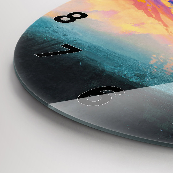 Orologio rotondo Astrazione cielo