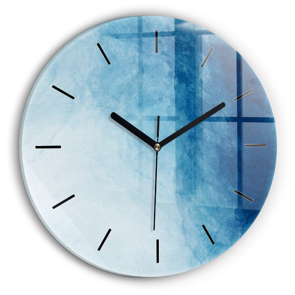 Orologio rotondo Gradiente blu