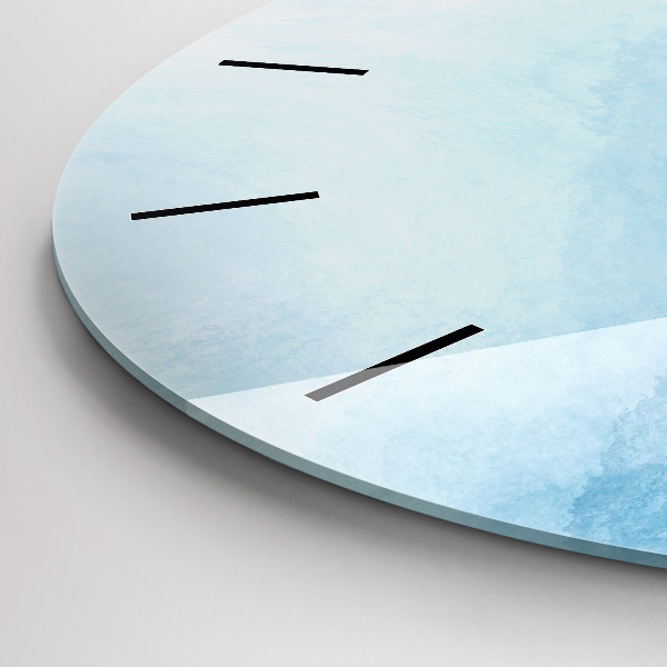 Orologio rotondo Gradiente blu