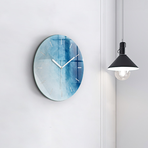 Orologio rotondo Gradiente blu