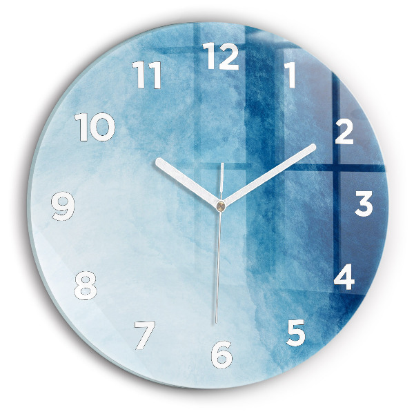 Orologio rotondo Gradiente blu