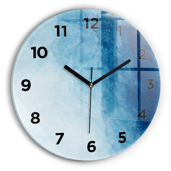Orologio rotondo Gradiente blu