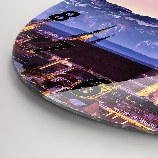 Orologio rotondo Alpi tedesche Monaco di Baviera