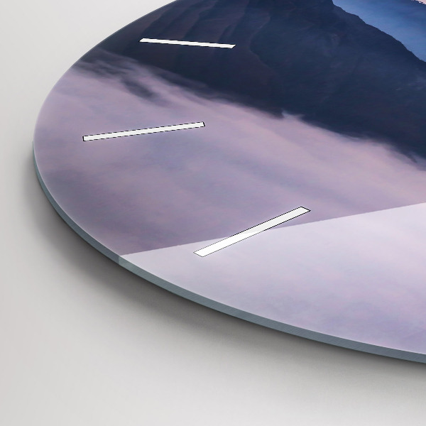 Orologio rotondo Bellissimo paesaggio