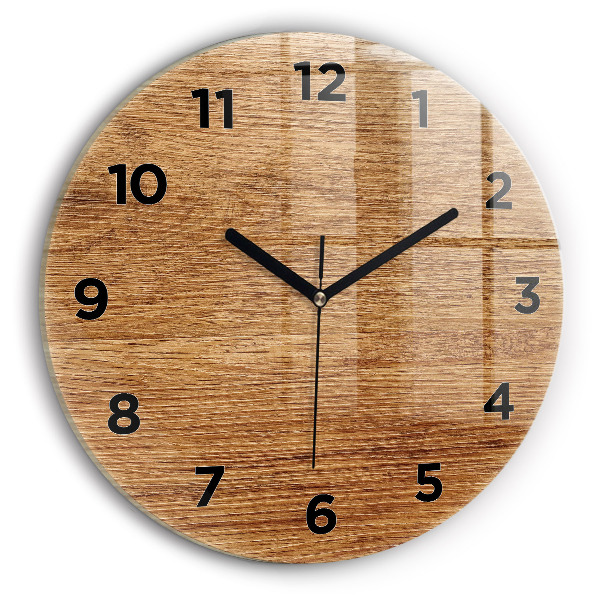 Orologio rotondo Legno chiaro