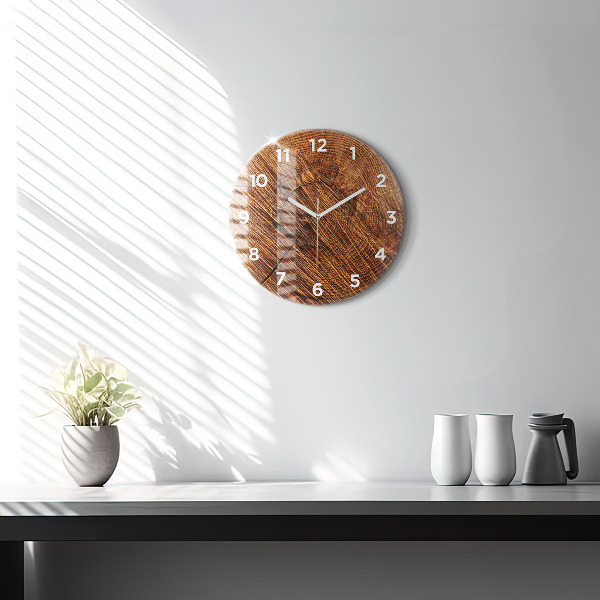 Orologio rotondo Legno decorativo