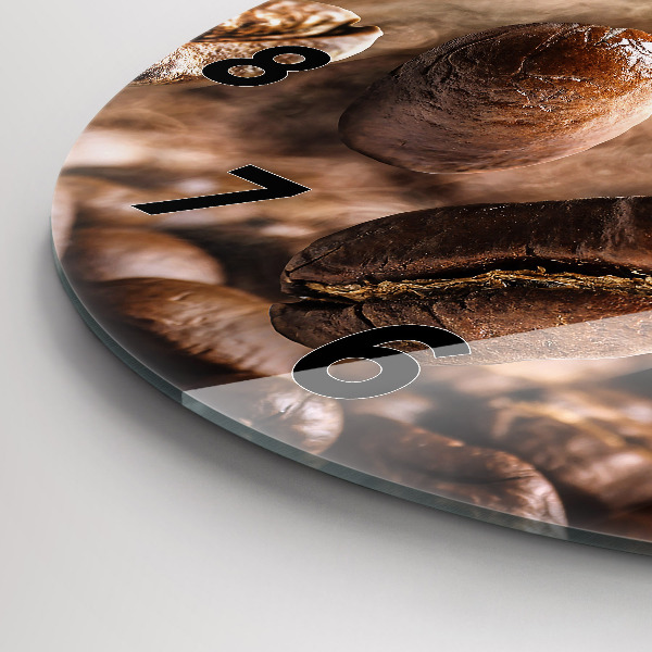 Orologio rotondo Chicchi di caffè