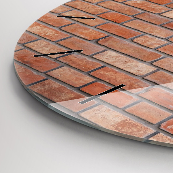 Orologio rotondo Muro di mattoni