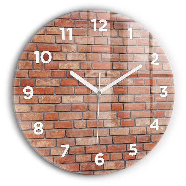 Orologio rotondo Muro di mattoni