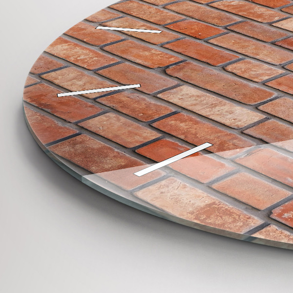 Orologio rotondo Muro di mattoni