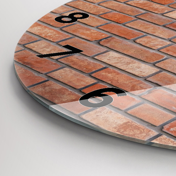 Orologio rotondo Muro di mattoni