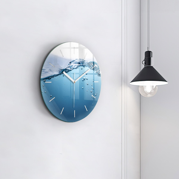 Orologio rotondo in vetro Vista subacquea