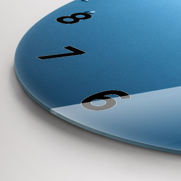 Orologio rotondo in vetro Vista subacquea