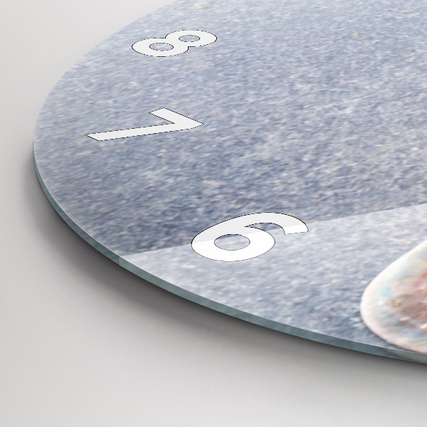 Orologio rotondo in vetro Un pezzo di torta