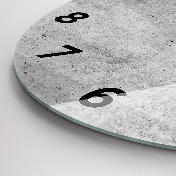 Orologio rotondo in vetro Muro grezzo